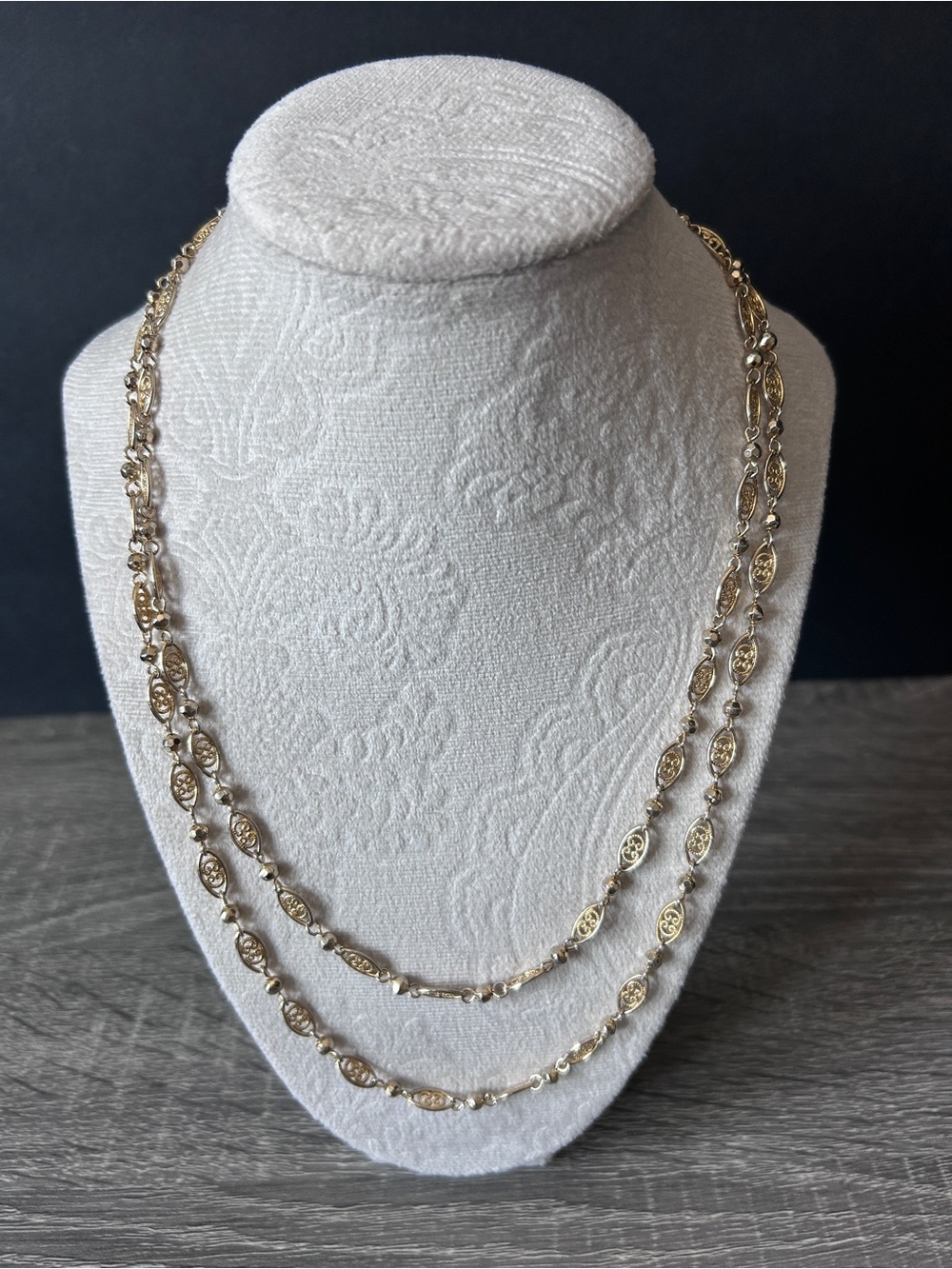 Cookie Lee Gold-Tone Twisted Rope Necklace - Classic Women's Chain
